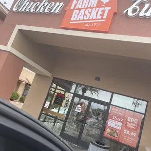 Outside