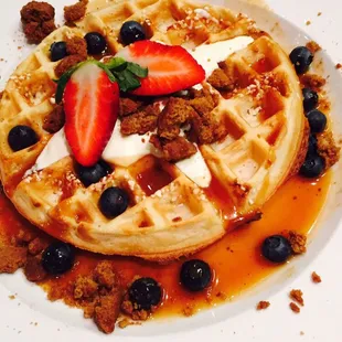 Gingerbread waffles