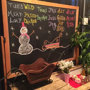 Daily specials