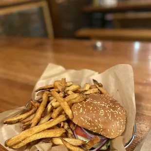 a basket of fries