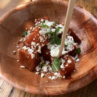 Watermelon feta salad