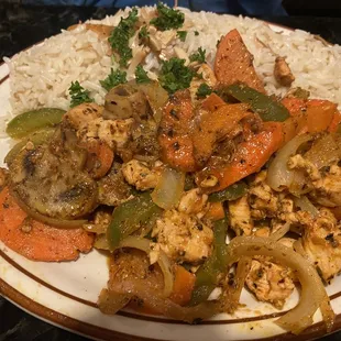 Chicken Galaba dinner