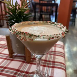 Sugar cookie martini