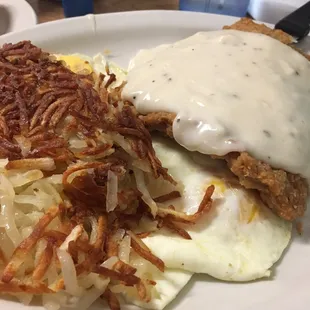 Chicken Fried Steak Skillet