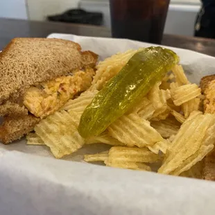 Pimento cheese sandwich