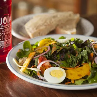 Seasonal Salads with housemade dressings, organic cheeses, Pat's Homemade Bread