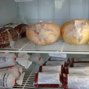 Meats from local farmers who do not use chemicals on the farm. Grass-fed beef, pasture raised hogs, free-range chickens.