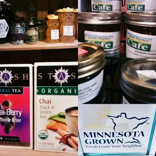 Organic &amp; local pesticide free groceries in our Market Section