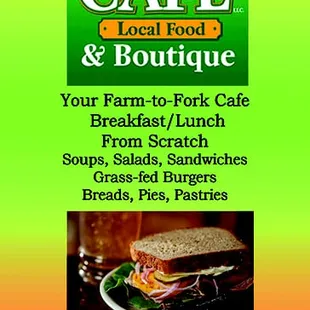 Burgers on housemade light wheat buns with all your favorite fixin's