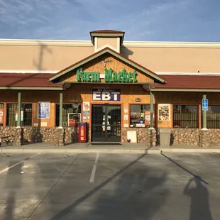 outside