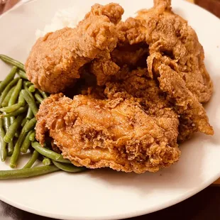 Fried chicken dinner