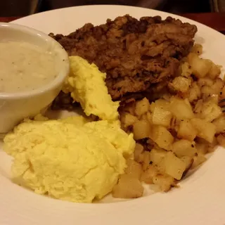 Country Fried Steak & Eggs*