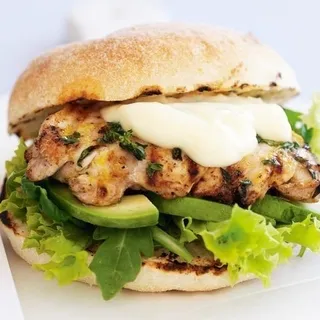 Lemon grilled chicken sandwich