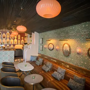 seating and bar area