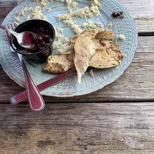 Kids beans and rice with chicken