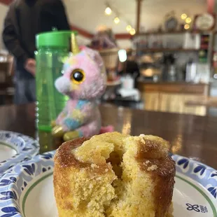 Lime-Soaked Polenta Cake (and Uni)