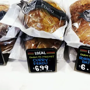 a variety of baked goods