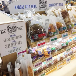 a variety of baked goods