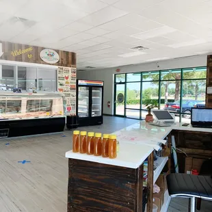 the inside of a store