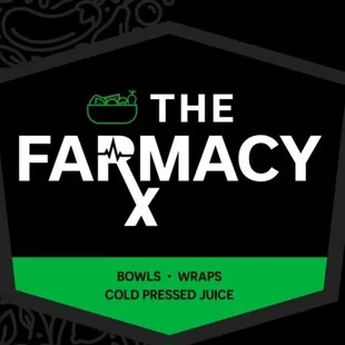 the logo for the farmacy x