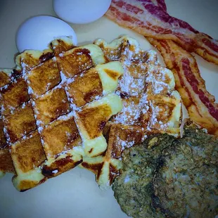 Sweet, Liege Waffle platter