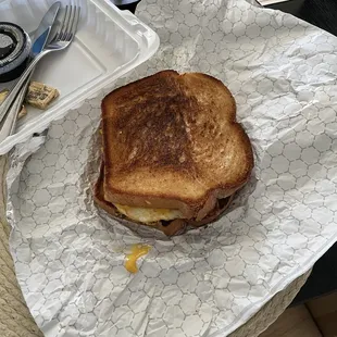 Breakfast Meat Egg &amp; Cheese Sandwich