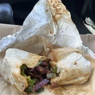 Asian Mushroom &amp; Veggie Wrap