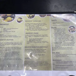 An updated menu for Yelp since they were all from 7-8 years ago.  You're welcome