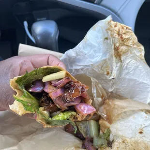 Asian Mushroom &amp; Veggie Wrap