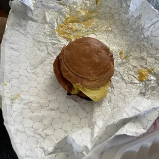 Breakfast Meat Egg &amp; Cheese Sandwich