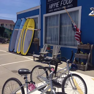 Day bike rentals! Easy, fun, and inexpensive! Great deal for your money and wonderful way to take in the sights.