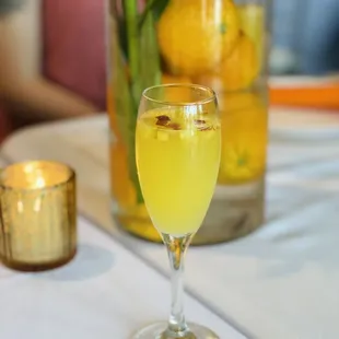 Peach  mimosas