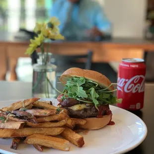 Butchers Blend Burger with Hand Cut Truffle Fries