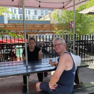 Picnic tables