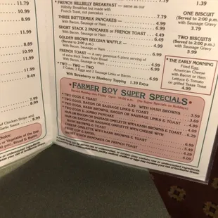 Bottom of breakfast