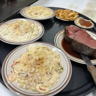Farmer Brown's Lobster ,Shrimp and Scallops Pasta ( Special item , not on the menu )