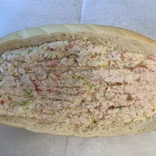 Chopped turkey &amp; lettuce tomatoes onions