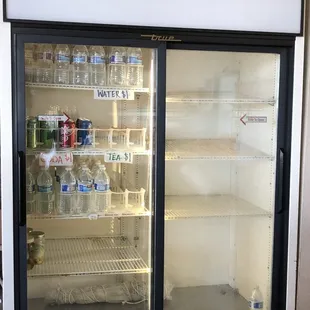 the inside of a refrigerator