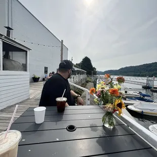 sushi and sashimi, outside