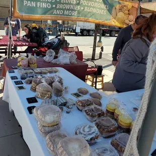 Amazing empanadas,  marranitos, cinnamon rolls, green chile wedding cookies and more.