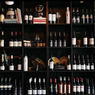 Extensive wine selection