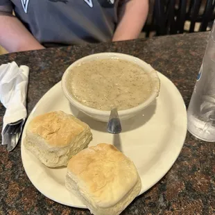 Biscuits and gravy