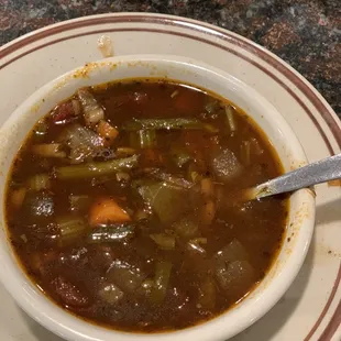 Vegetable Beef Soup. Outstanding!