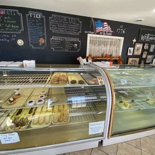 a display of pastries