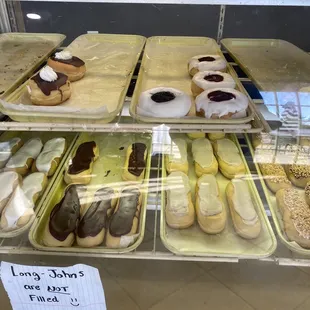 a variety of baked goods