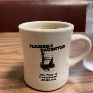 Farmer&apos;s Daughter has delish coffee, not the burnt bottom of the coffee pot which is so typical at most breakfast places, like P---S!