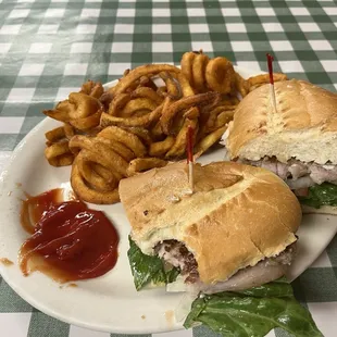 Farmer Den Steak Sandwich. Delicious!!!