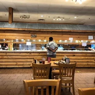 Main breakfast buffet.