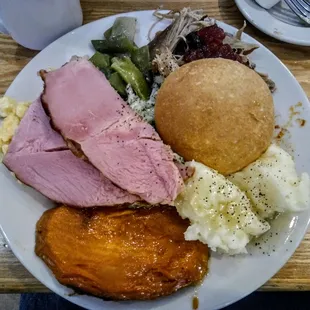 Thanksgiving plate at Farmer's