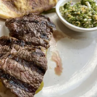 Steak sandwich was great